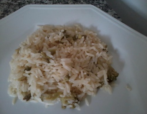 arroz de brócolis